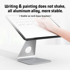 R-JUST PB01-13 L-shaped Magnetic Tablet Phone Desktop Holder(Silver) - HoMEdemic™ 