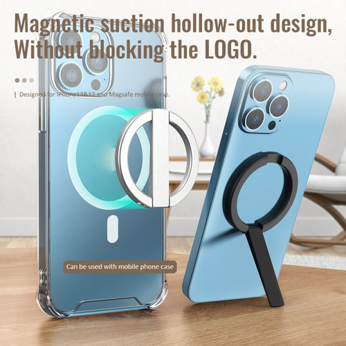 R-JUST SJ20 Magnetic Back Sticker Phone Holder for iPhone 14 & 13 & 12 Series(Silver) - HoMEdemic™ 