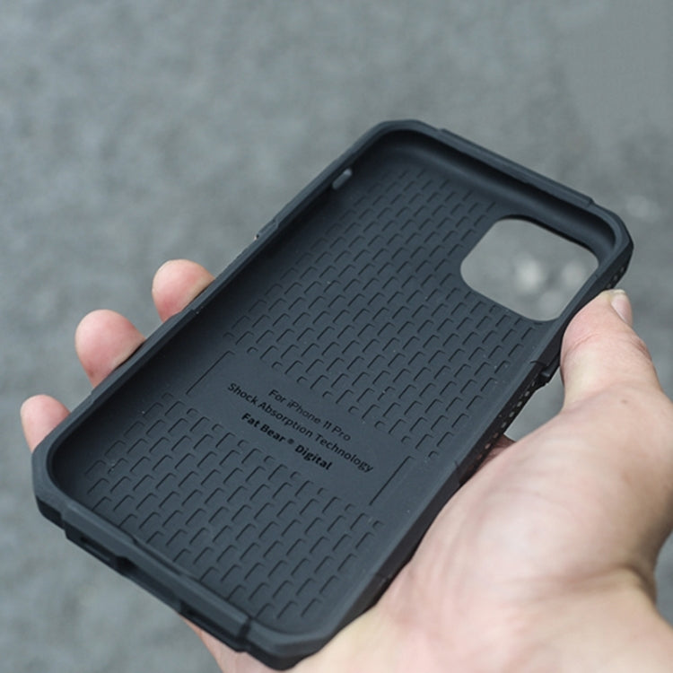 For iPhone 11 Pro Max FATBEAR Armor Shockproof Cooling Case (Black) - HoMEdemic™ 