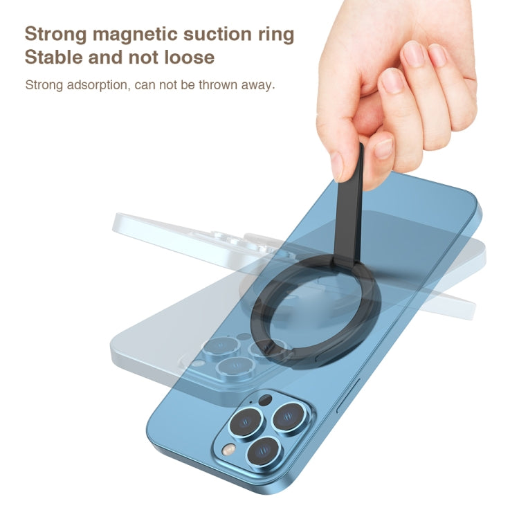 DUX DUICS Stoyobe HF-IV Magnetic Mobile Phone Stand Bracket for iPhone 12 & 13 Series(Silver) - HoMEdemic™ 