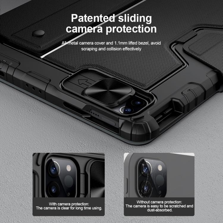 For iPad Air 10.9 2020 / Air 4 / Air 5 / Pro 11 2020 / 2021 / 2022 NILLKIN Bluetooth Touch Keyboard Smart Tablet Case(Black) - HoMEdemic™ 