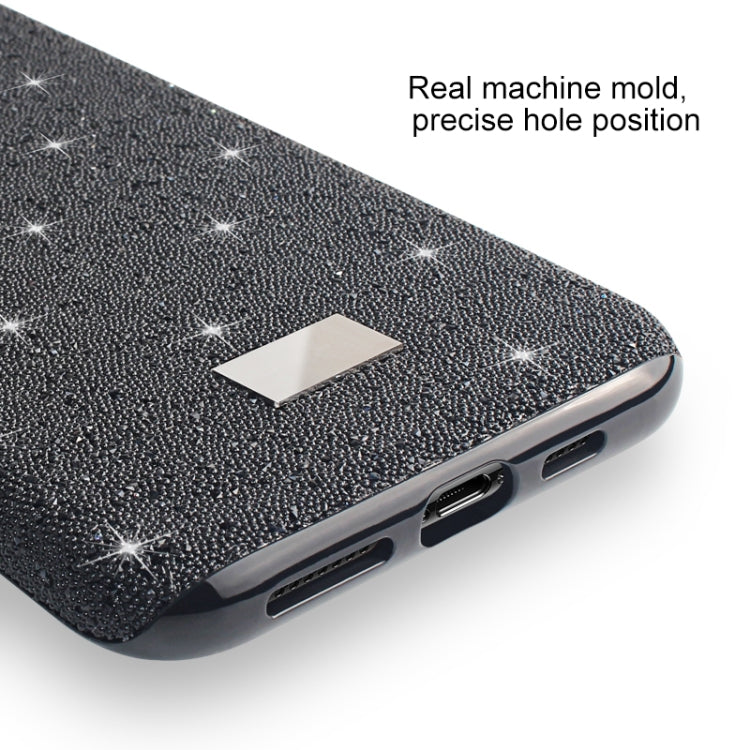 For iPhone 11 Mutural TPU + PC + Diamond Cloth Protective Case(Blue) - HoMEdemic™ 