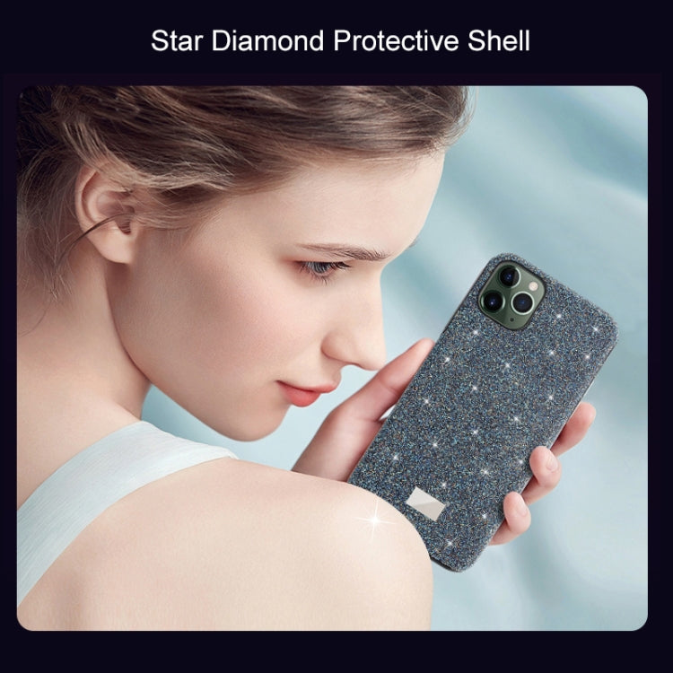 For iPhone 11 Mutural TPU + PC + Diamond Cloth Protective Case(Silver) - HoMEdemic™ 