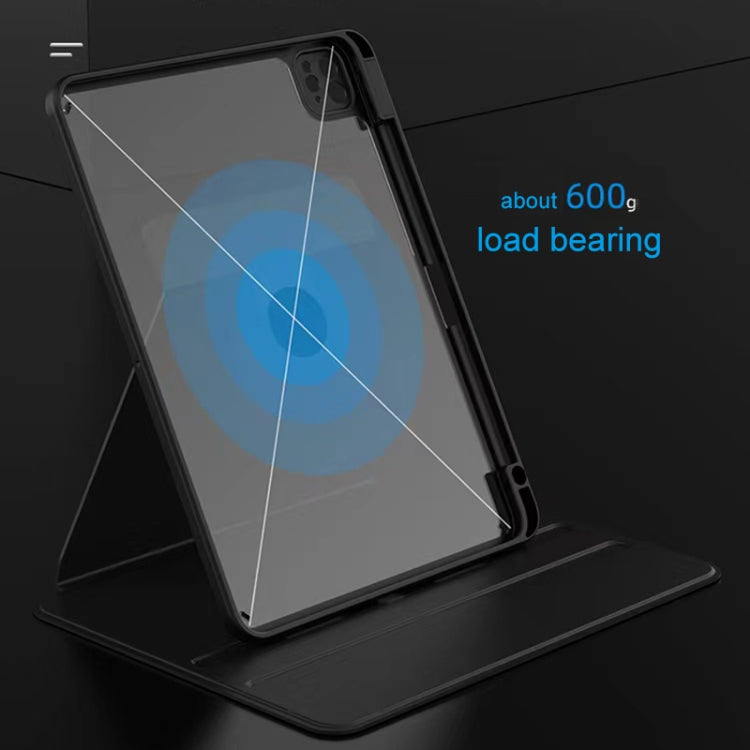 For iPad 10.2 2021 / 2020 / 2019 Mutural Jianshang Series Tablet Leather Smart Case(Black) - HoMEdemic™ 