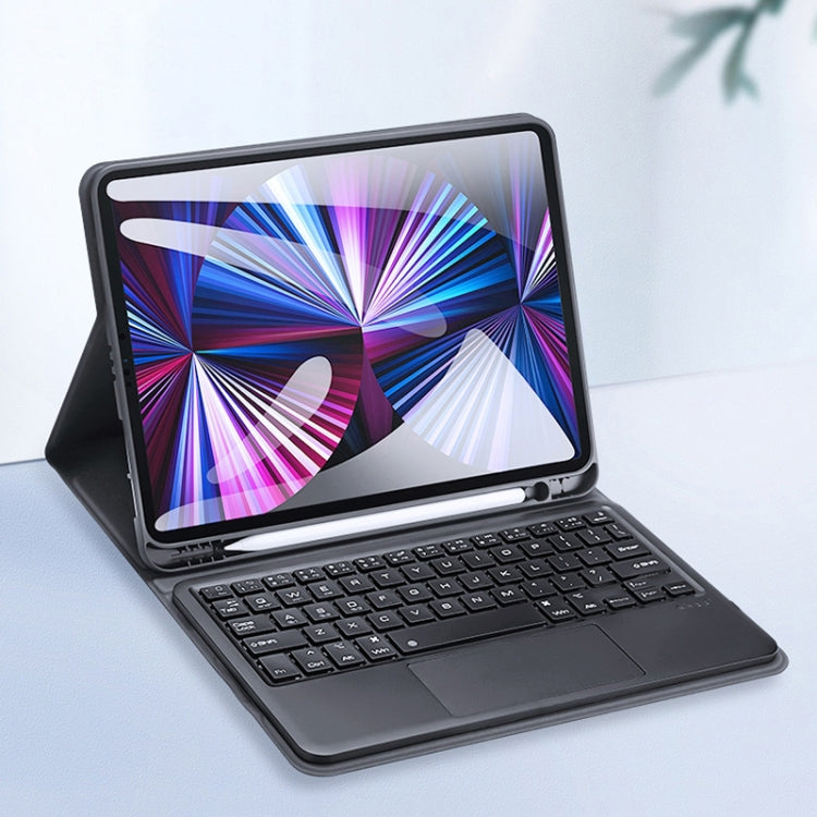 DUX DUCIS Bluetooth Keyboard Leather Case with Touchpad & Smart Sleep Function For iPad Air 4/5 / iPad Pro 11 2018/2020/2021/2022(Black) - HoMEdemic™ 