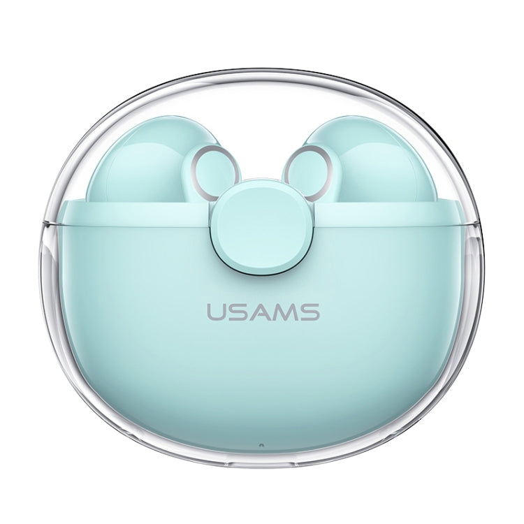 USAMS BU12 TWS Half In-Ear Bluetooth 5.1 Wireless Earphones(Green) - HoMEdemic™ 