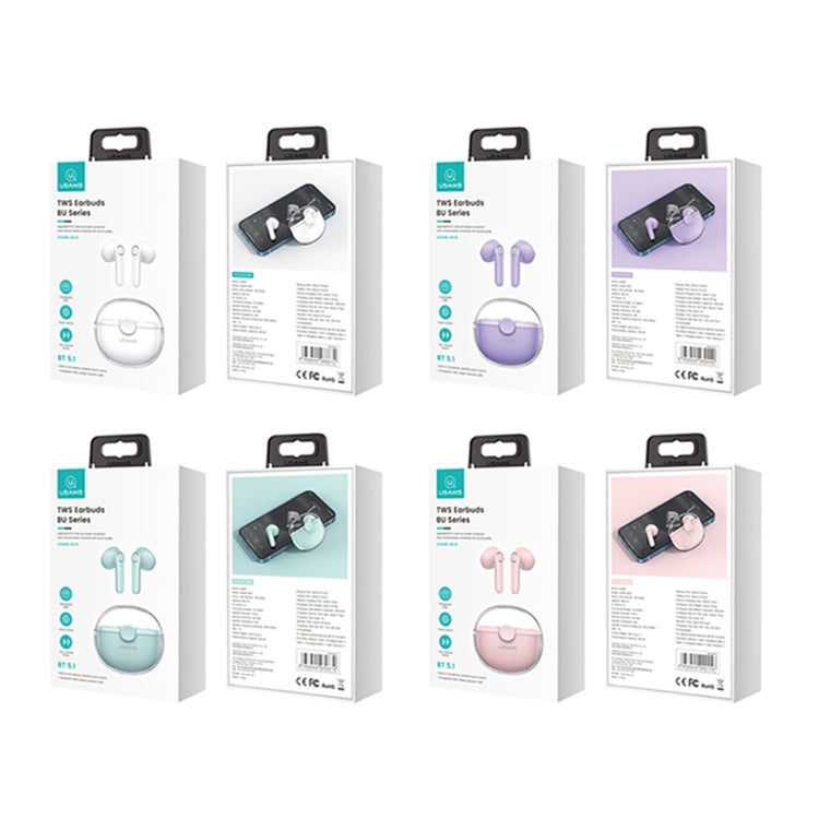 USAMS BU12 TWS Half In-Ear Bluetooth 5.1 Wireless Earphones(Green) - HoMEdemic™ 