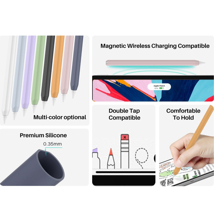 DUX DUCIS Stoyobe Ultra-thin Silicone Protective Case for Apple Pencil Pro / 2(Black) - HoMEdemic™ 