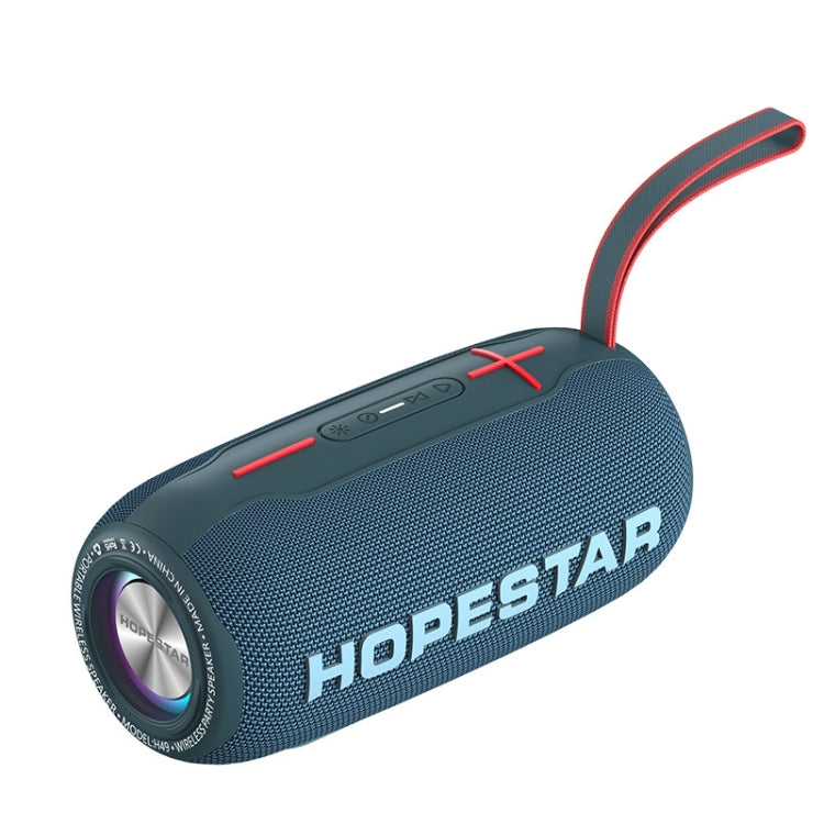 HOPESTAR H49 RGB Light TWS Waterproof Wireless Bluetooth Speaker(Blue) - HoMEdemic™ 