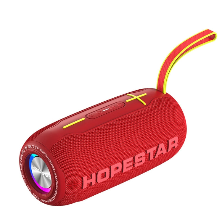HOPESTAR H49 RGB Light TWS Waterproof Wireless Bluetooth Speaker(Red) - HoMEdemic™ 