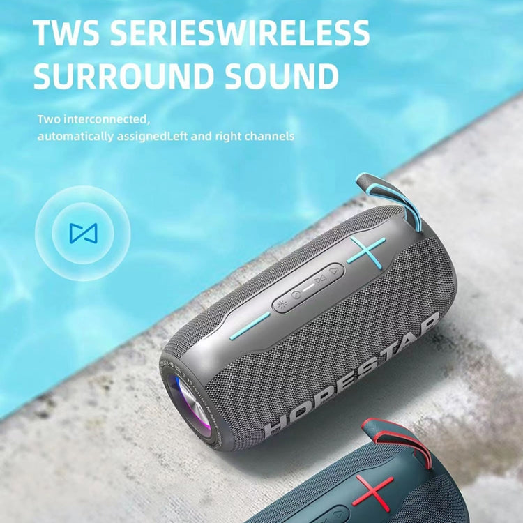 HOPESTAR H49 RGB Light TWS Waterproof Wireless Bluetooth Speaker(Black) - HoMEdemic™ 