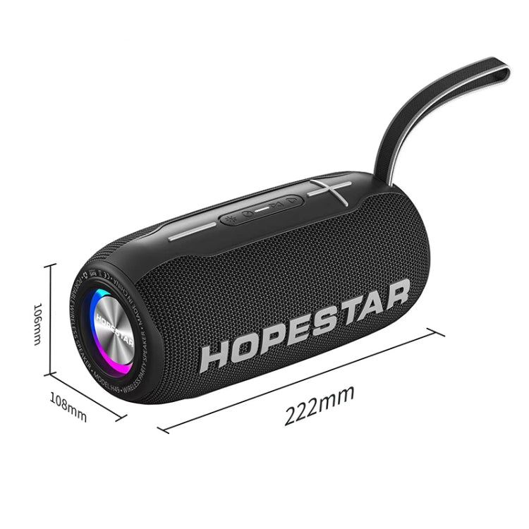HOPESTAR H49 RGB Light TWS Waterproof Wireless Bluetooth Speaker(Red) - HoMEdemic™ 