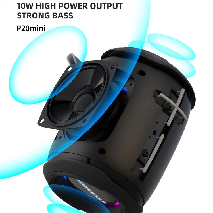 HOPESTAR P20 mini Waterproof Wireless Bluetooth Speaker(Grey) - HoMEdemic™ 