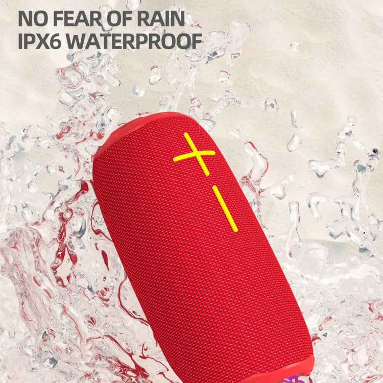 HOPESTAR P20 Pro Waterproof Wireless Bluetooth Speaker(Red) - HoMEdemic™ 