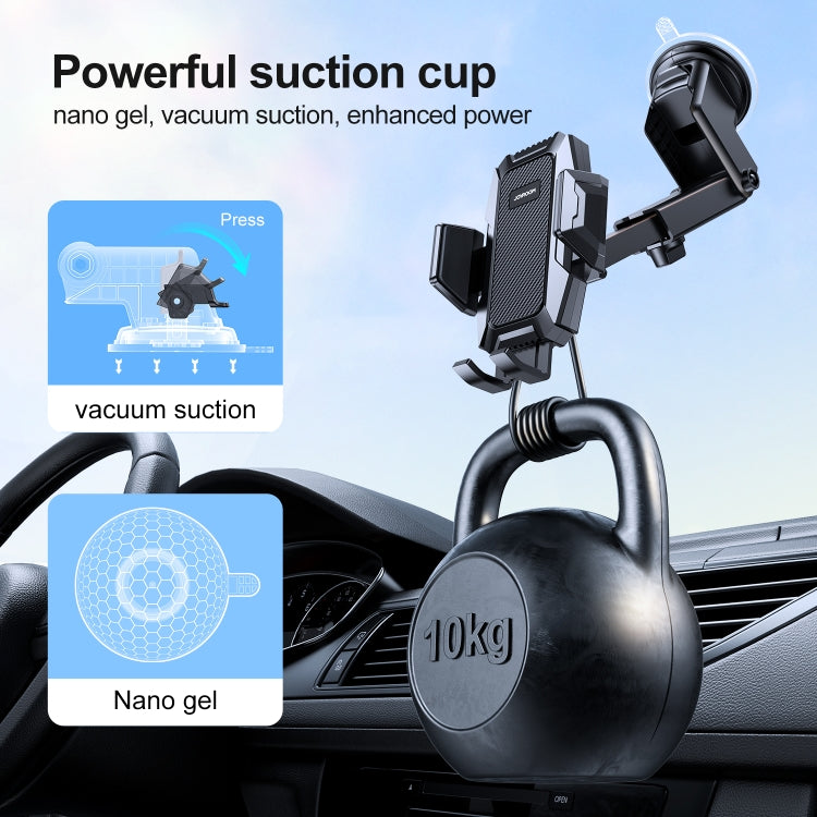 JOYROOM JR-ZS285 Mechanical Car Dashboard Phone Holder(Black) - HoMEdemic™ 