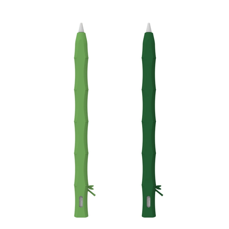 LOVE MEI Bamboo Liquid Silicone Gel Stylus Pen Protective Case For Apple Pencil 2(Light Green) - HoMEdemic™ 