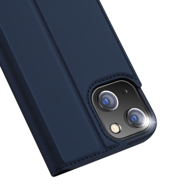 For iPhone 14/13 DUX DUCIS Skin Pro Series Shockproof Horizontal Flip Leather Phone Case (Dark Blue) - HoMEdemic™ 