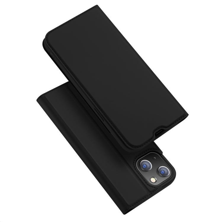 For iPhone 14/13 DUX DUCIS Skin Pro Series Shockproof Horizontal Flip Leather Phone Case (Black) - HoMEdemic™ 