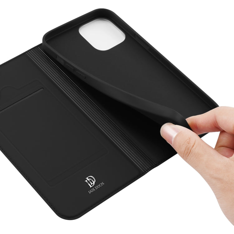 For iPhone 14/13 DUX DUCIS Skin Pro Series Shockproof Horizontal Flip Leather Phone Case (Black) - HoMEdemic™ 