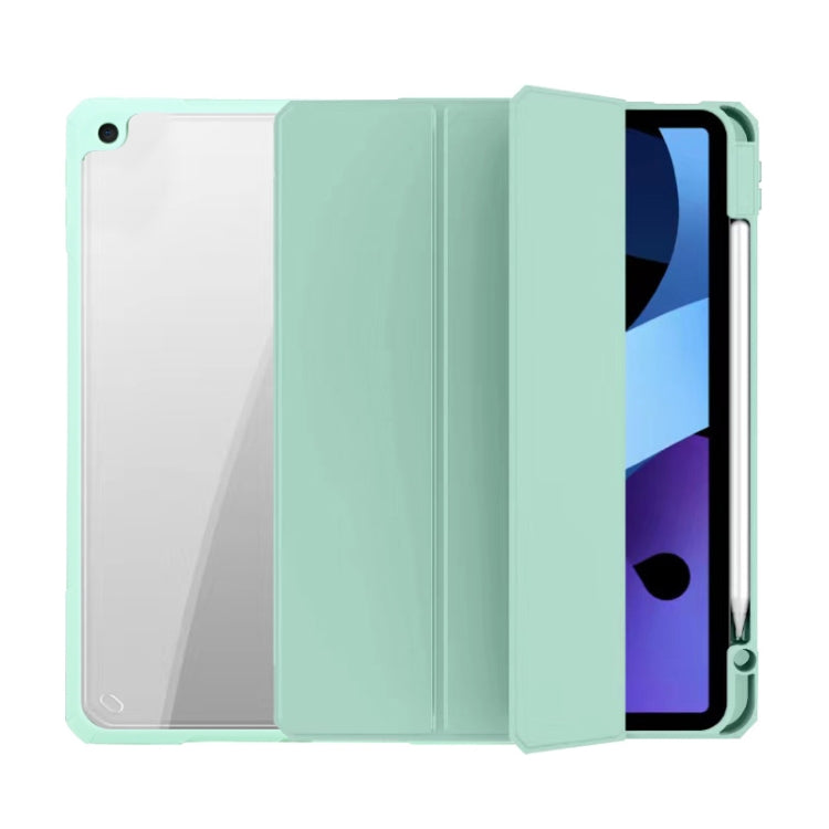 For iPad 10.2 2021 / 2020 / 2019 Mutural Pinyue Series Smart Leather Tablet Case(Mint Green) - HoMEdemic™ 