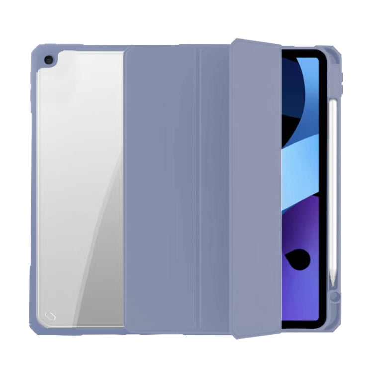 For iPad 10.2 2021 / 2020 / 2019 Mutural Pinyue Series Smart Leather Tablet Case(Purple) - HoMEdemic™ 