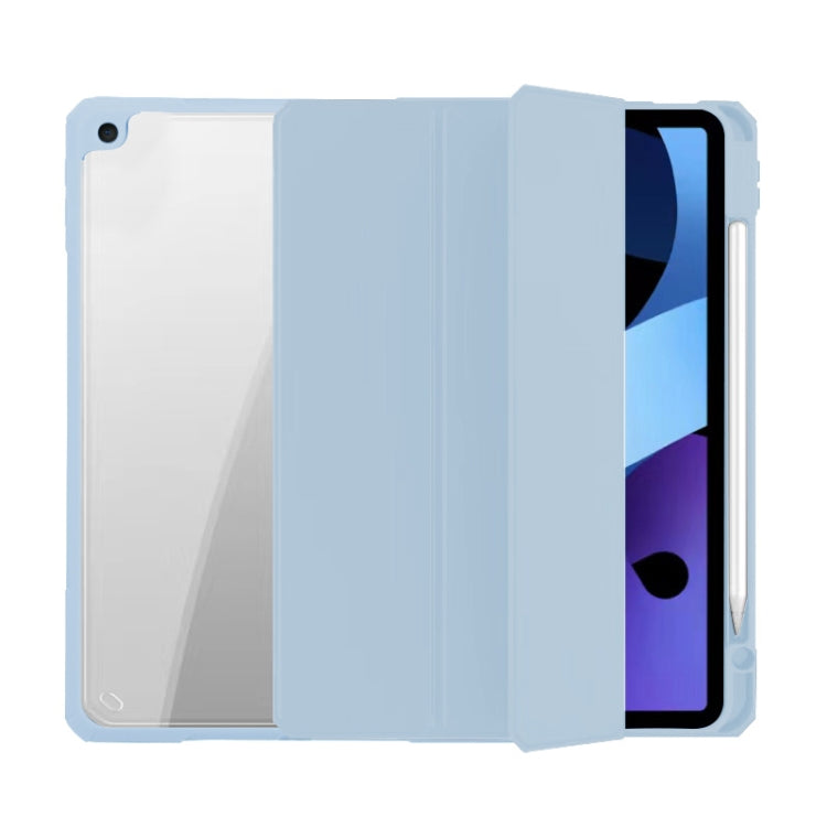 For iPad 10.2 2021 / 2020 / 2019 Mutural Pinyue Series Smart Leather Tablet Case(Sky Blue) - HoMEdemic™ 
