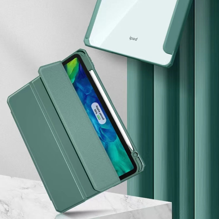 For iPad 10.2 2021 / 2020 / 2019 Mutural Pinyue Series Smart Leather Tablet Case(Green) - HoMEdemic™ 