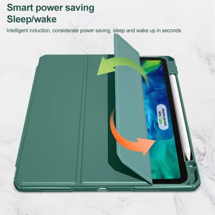 For iPad 10.2 2021 / 2020 / 2019 Mutural Pinyue Series Smart Leather Tablet Case(Green) - HoMEdemic™ 