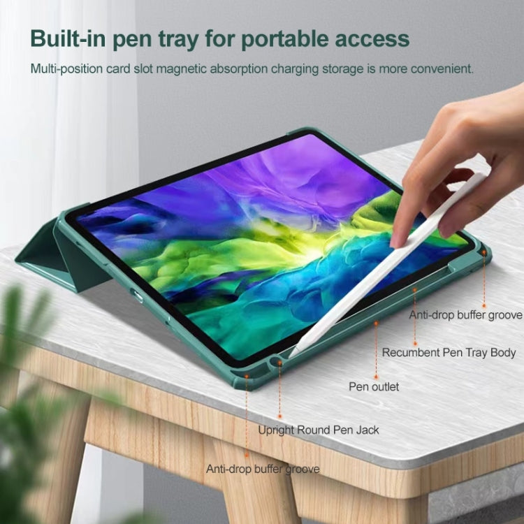 For iPad 10.2 2021 / 2020 / 2019 Mutural Pinyue Series Smart Leather Tablet Case(Black) - HoMEdemic™ 