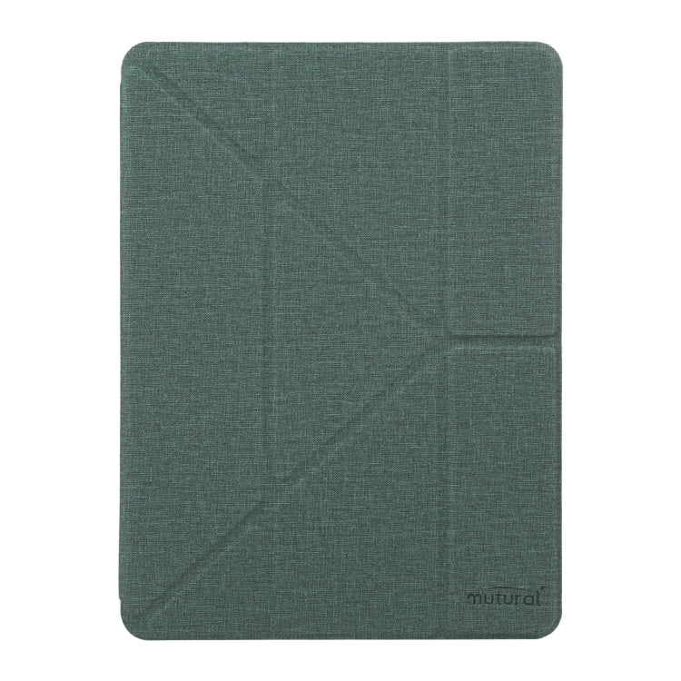 Mutural King Kong Series Deformation Holder Leather Tablet Case For iPad 9.7 2018 / 2017(Green) - HoMEdemic™ 