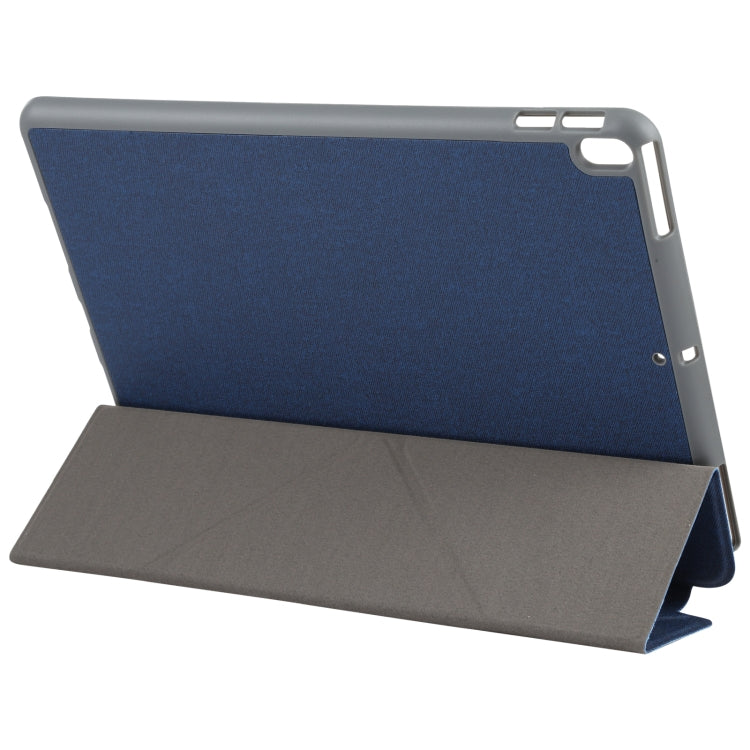Mutural King Kong Series Deformation Holder Leather Tablet Case For iPad Pro 10.5 2019 / 2017(Blue) - HoMEdemic™ 