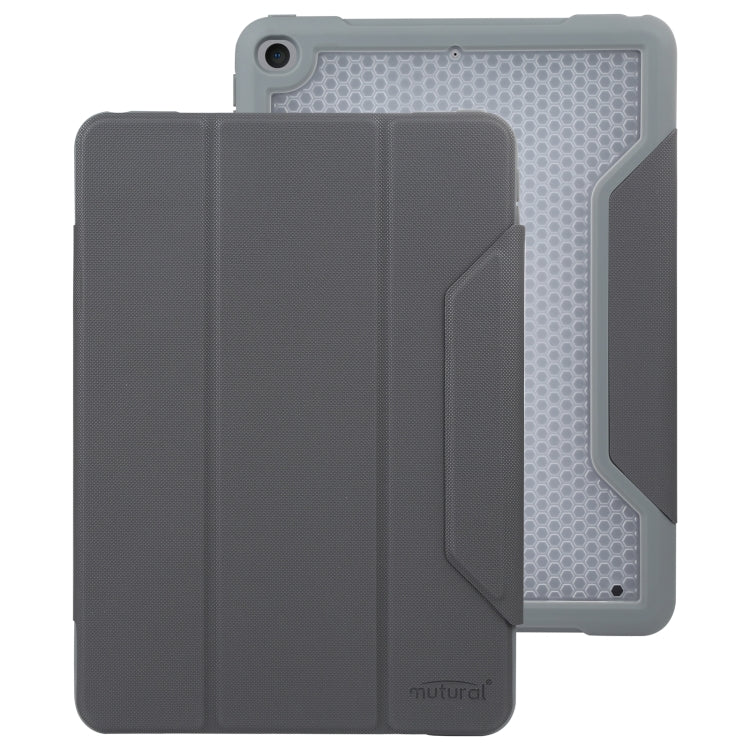 For iPad 10.2 / iPad Pro 10.5 Mutural Yagao Series PC Horizontal Flip Leather Tablet Case(Grey) - HoMEdemic™ 