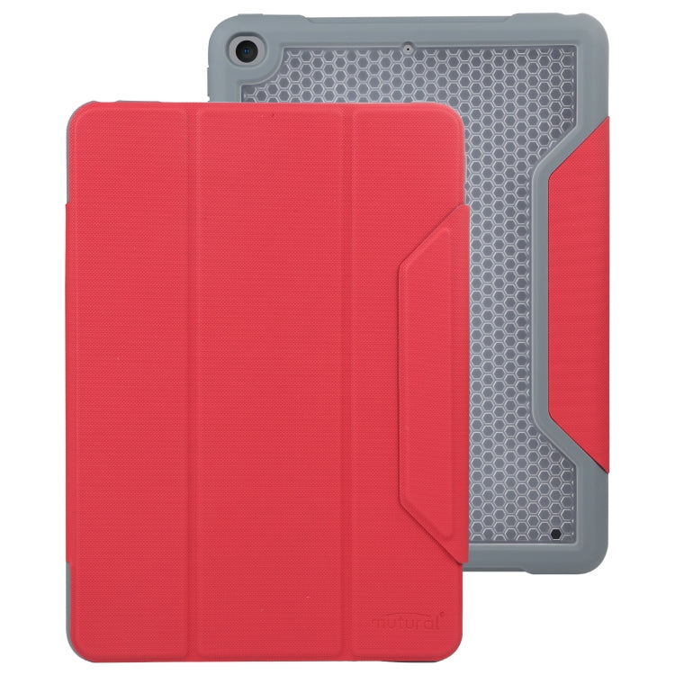For iPad 10.2 / iPad Pro 10.5 Mutural Yagao Series PC Horizontal Flip Leather Tablet Case(Red) - HoMEdemic™ 