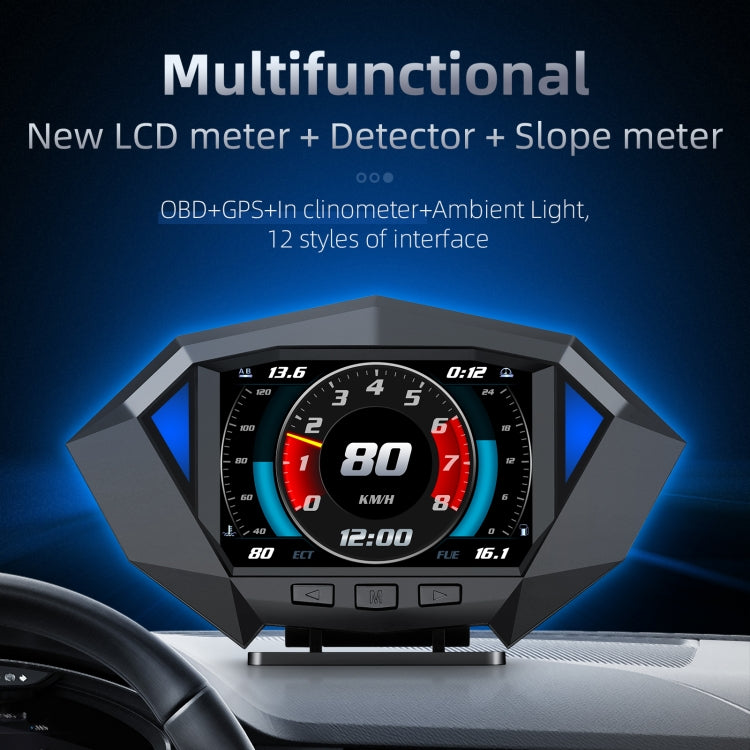 P1 3.5 inch Car OBD2 GPS HUD Head Up System Smart Digital Speedometer Meter Display, P1 - HoMEdemic™ 
