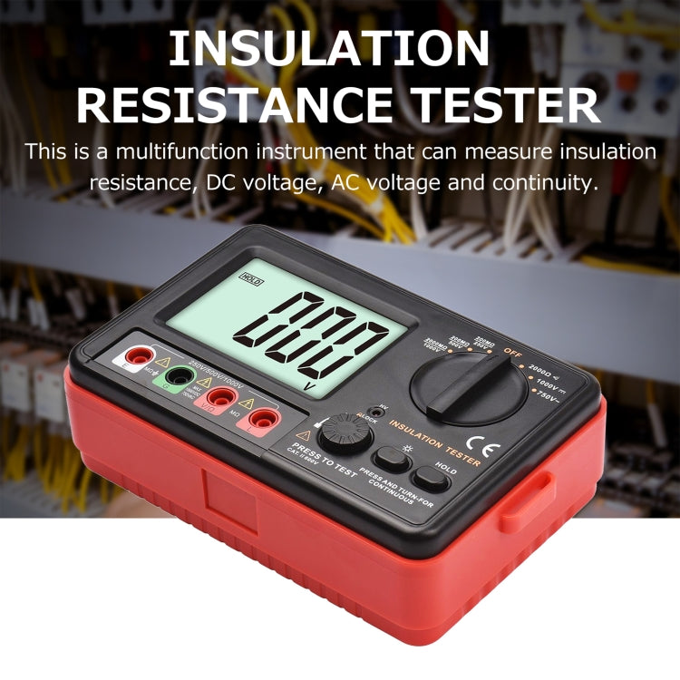 BENETECH GT5306A Insulation Resistance Tester, Battery Not Included - HoMEdemic™ 