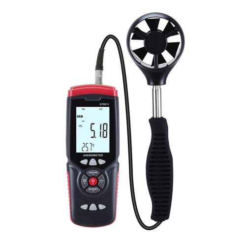 BENETECH GT8913 Handheld Digital LCD Hot Wire Anemometer, Battery Not Included - HoMEdemic™ 