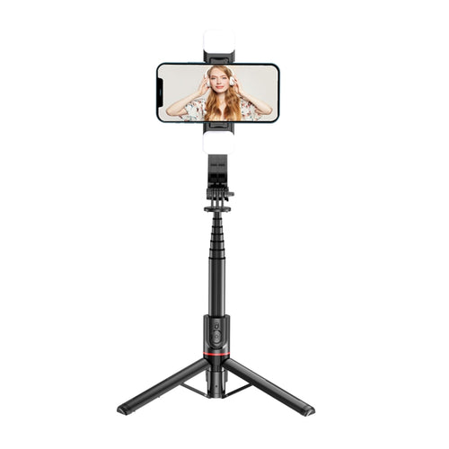 L12D Bluetooth Remote Control Detachable Fill Light Tripod Selfie Stick Phone Holder - HoMEdemic™ 