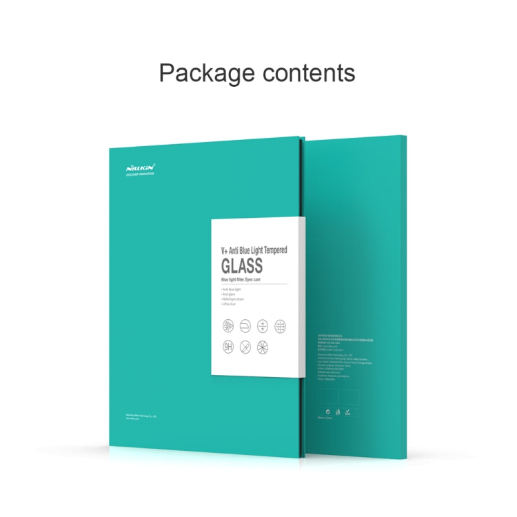 For iPad 10.2 NILLKIN V+ Series 0.33mm 4H Anti-blue Ray Tempered Glass Film - HoMEdemic™ 