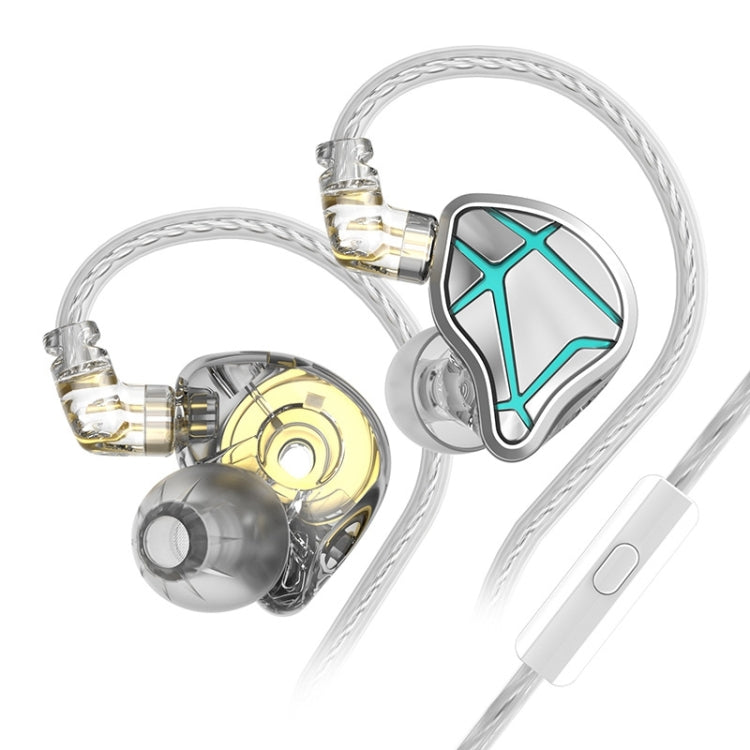 KZ-ESX 12MM Dynamic Subwoofer Sports In-Ear HIFI Headphones,Length: 1.2m(With Microphone) - HoMEdemic™ 