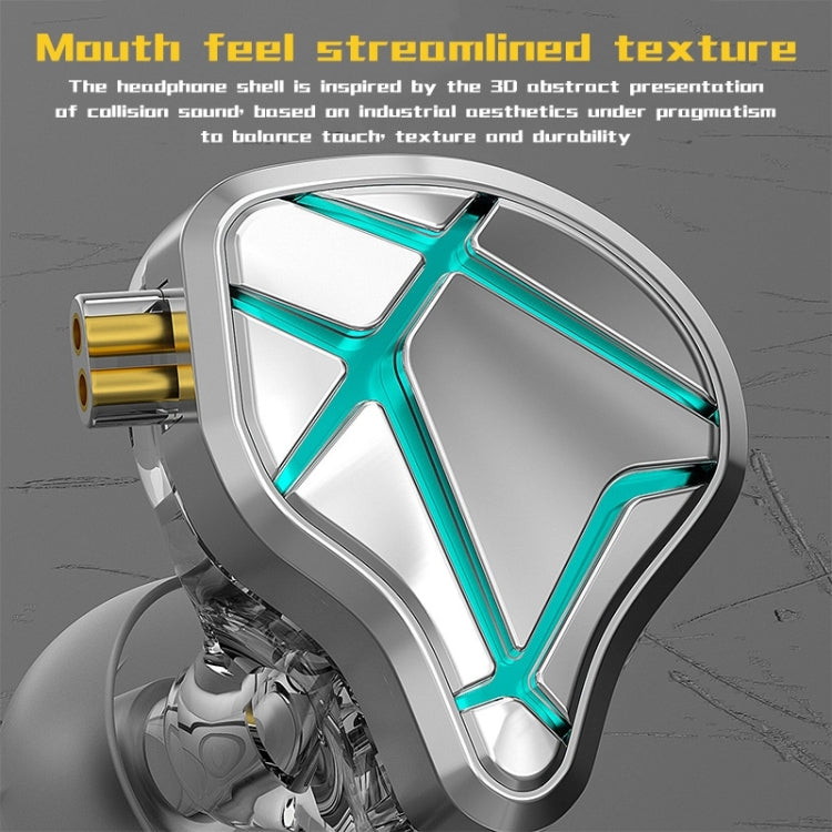 KZ-ESX 12MM Dynamic Subwoofer Sports In-Ear HIFI Headphones,Length: 1.2m(Without Microphone) - HoMEdemic™ 