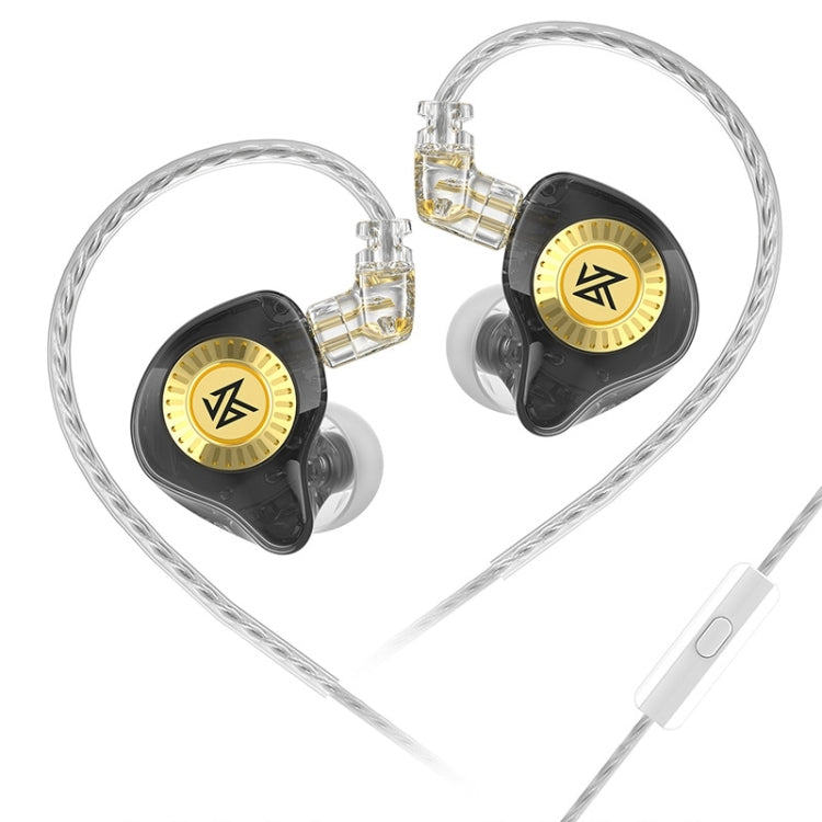 KZ-EDX Ultra Dual Magnetic Dynamic In-Ear Headphones,Length: 1.2m(With Microphone) - HoMEdemic™ 