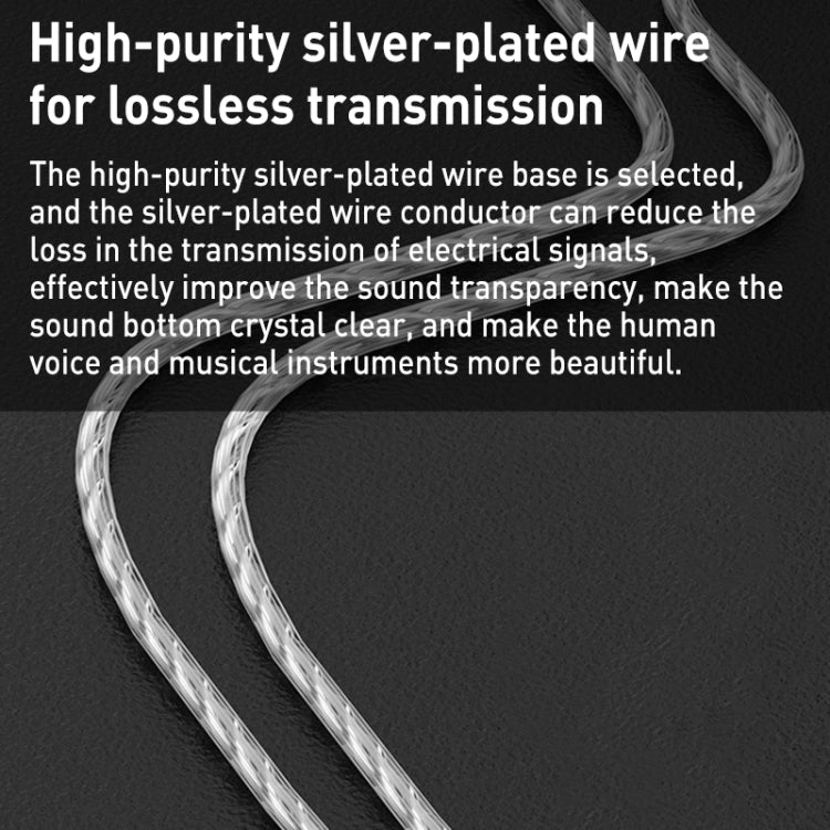 KZ-EDX Ultra Dual Magnetic Dynamic In-Ear Headphones,Length: 1.2m(With Microphone) - HoMEdemic™ 