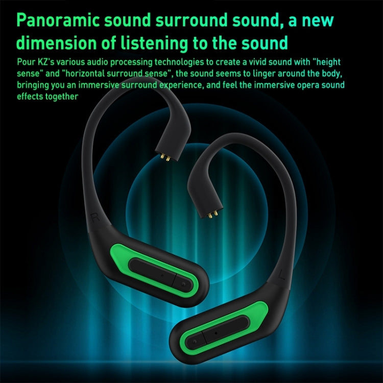 KZ-AZ10 5.2 Wireless Bluetooth Headset 0.75/0.78 Interface Adaptation(Black) - HoMEdemic™ 