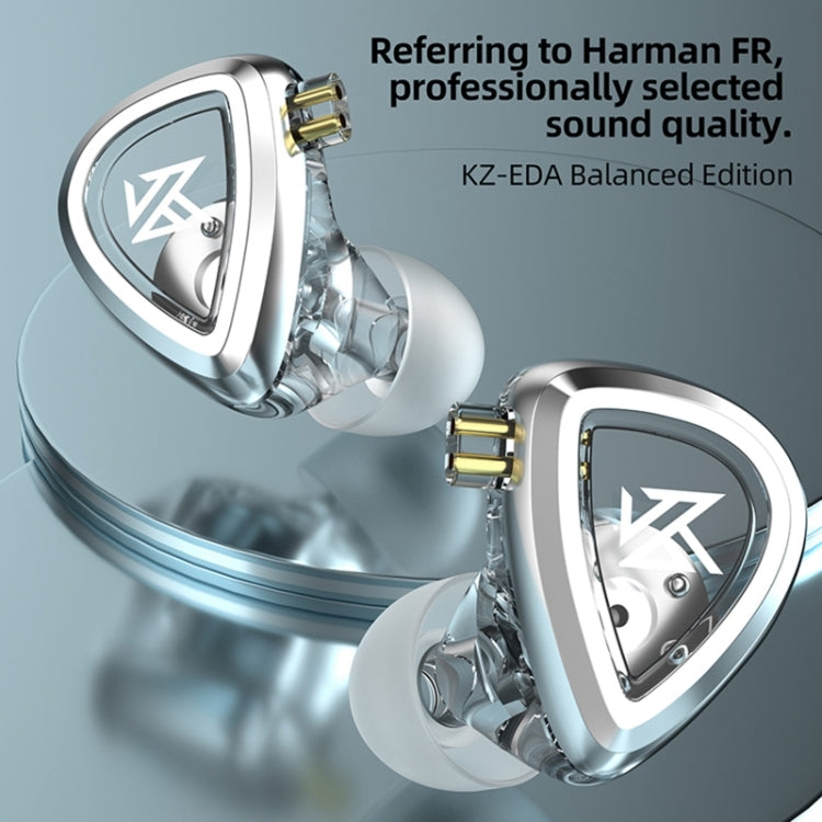KZ-EDA Balanced Dual Magnetic Dynamic In-Ear Earphone,Length: 1.2m(Without Microphone) - HoMEdemic™ 