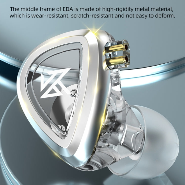 KZ-EDA Balanced Dual Magnetic Dynamic In-Ear Earphone,Length: 1.2m(Without Microphone) - HoMEdemic™ 