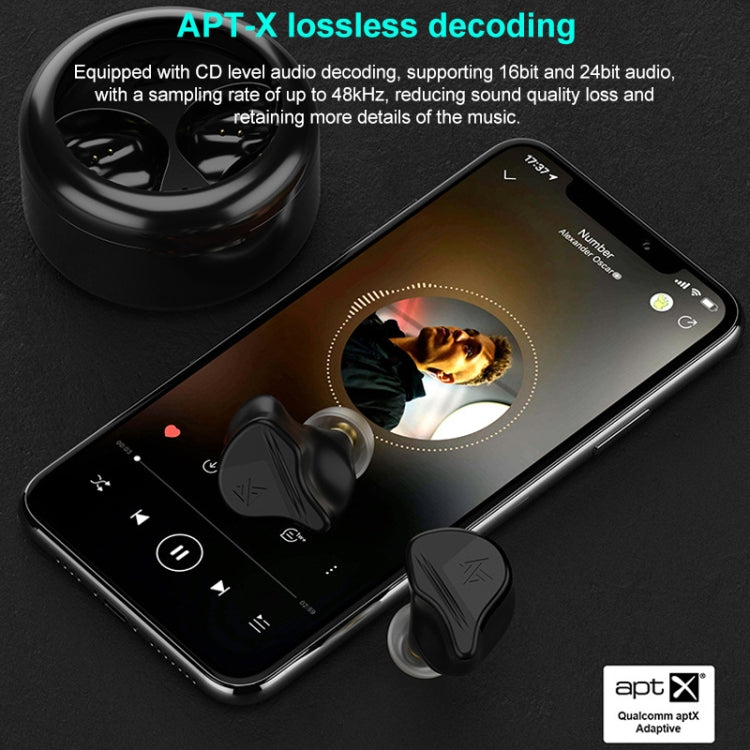 KZ-VXS Ten-Unit Coil Iron Stereo In-Ear Sports Bluetooth Earphones(Obsidian Black) - HoMEdemic™ 