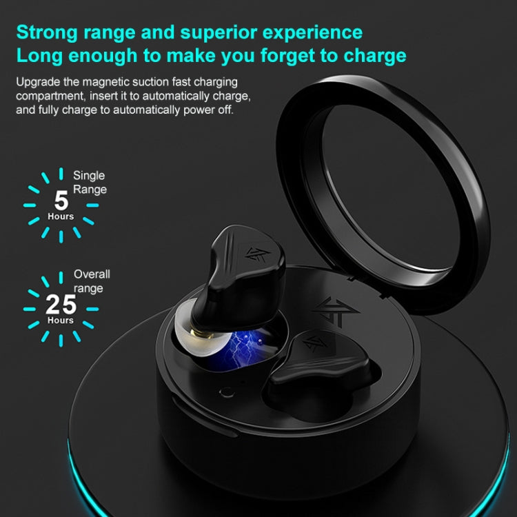 KZ-VXS Ten-Unit Coil Iron Stereo In-Ear Sports Bluetooth Earphones(Obsidian Black) - HoMEdemic™ 