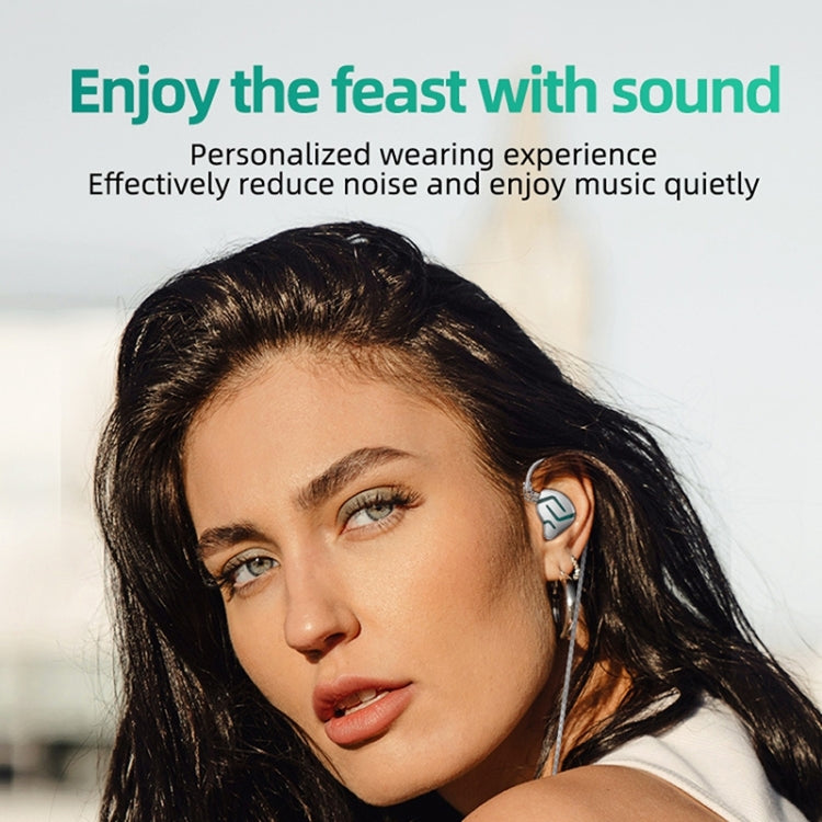 KZ-ZES Electrostatic Dynamic Hybrid HIFI In-Ear Headphones,Length: 1.2m(With Microphone) - HoMEdemic™ 