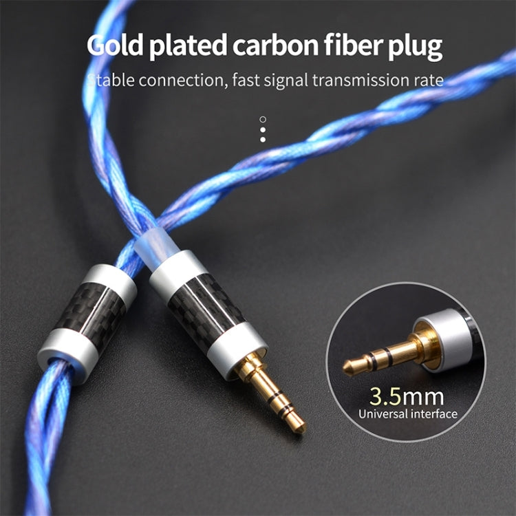 KZ 90-10 2Pin Interface 498 Core DIY Headphone Upgrade Cable,Length: 1.2m(Blue) - HoMEdemic™ 