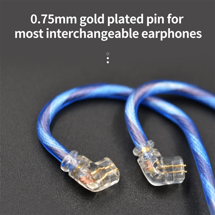 KZ 90-10 2Pin Interface 498 Core DIY Headphone Upgrade Cable,Length: 1.2m(Blue) - HoMEdemic™ 